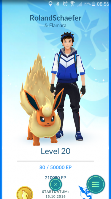 Pokemon Go Level 20